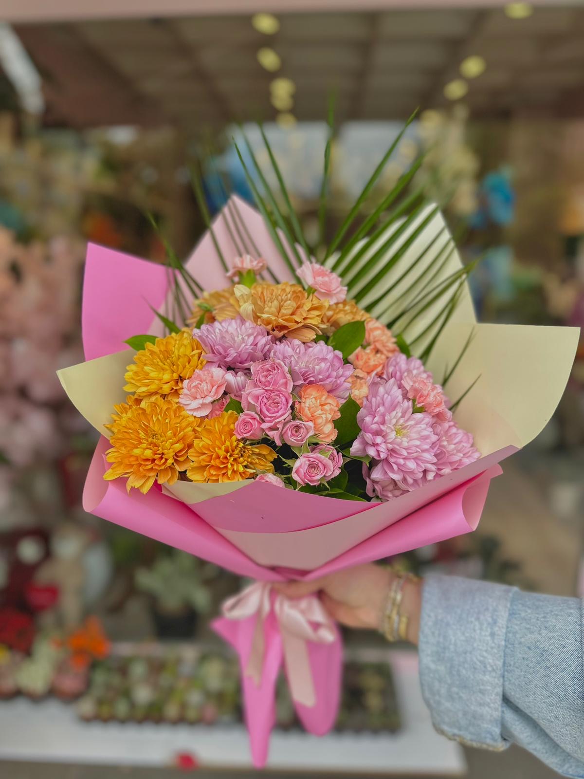Pink Orange Buketi