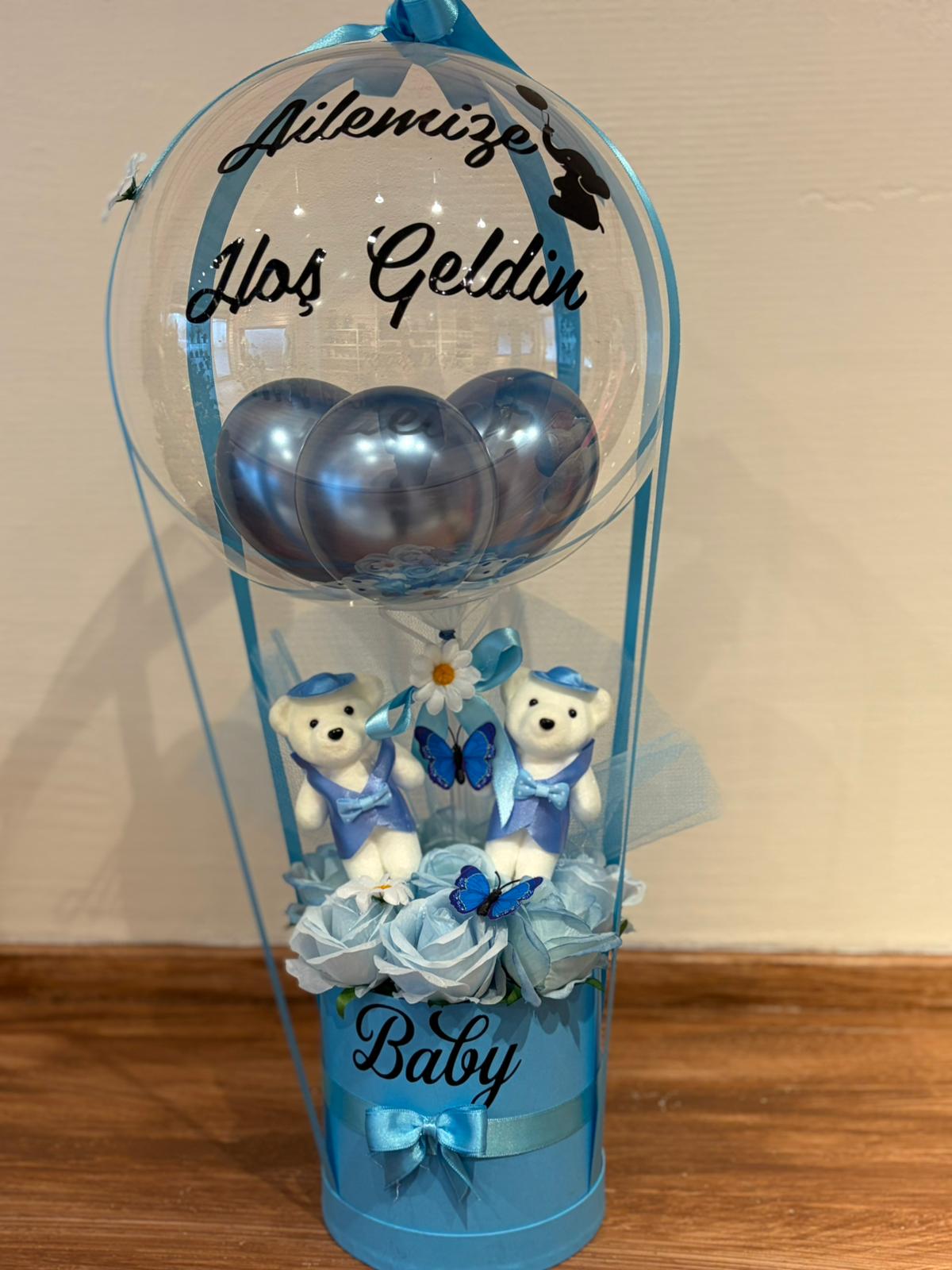 Hoşgeldin Bebek Balonu- Erkek