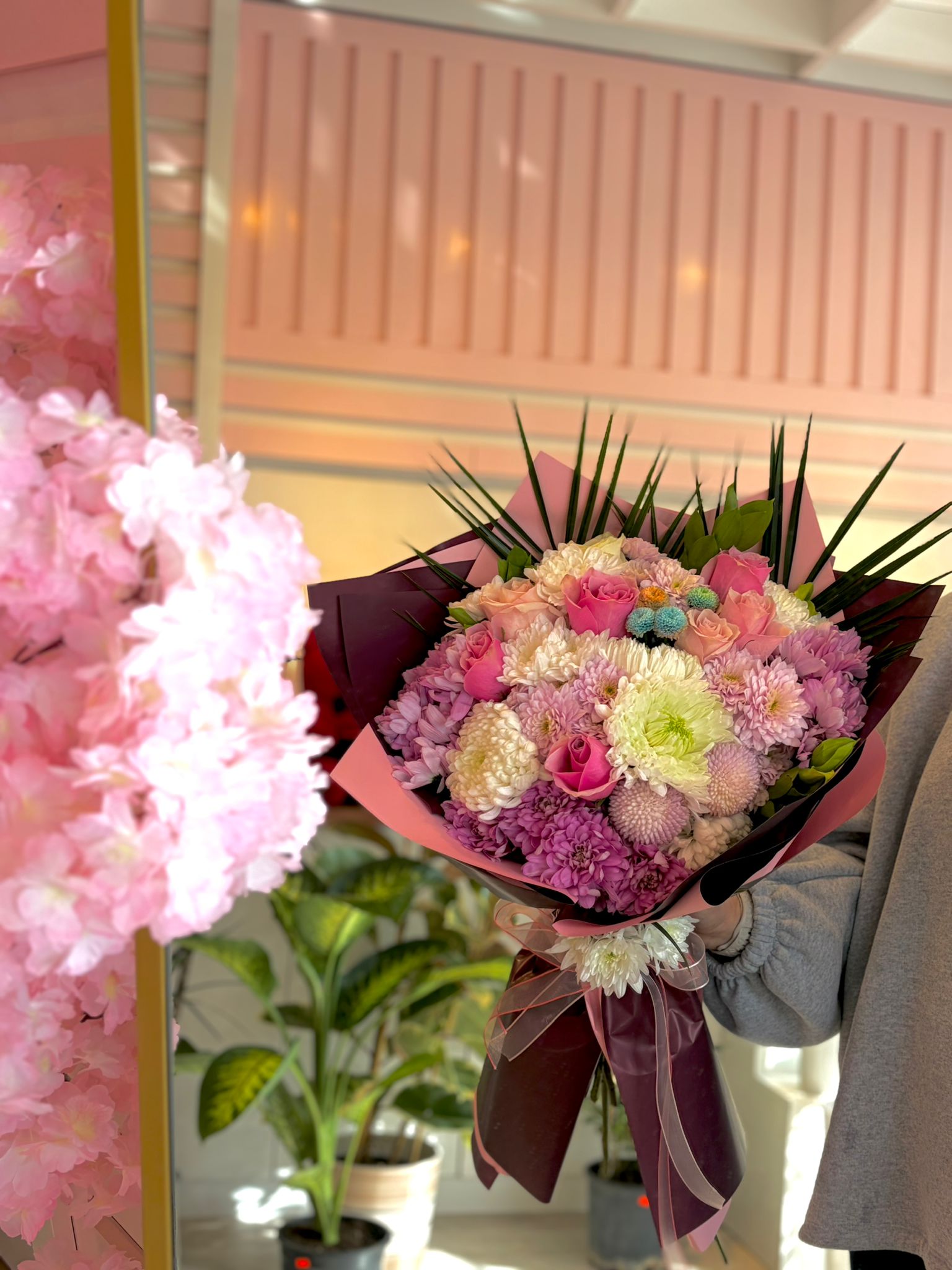 Premium Anastasya, Gül ve Papatya Buketi