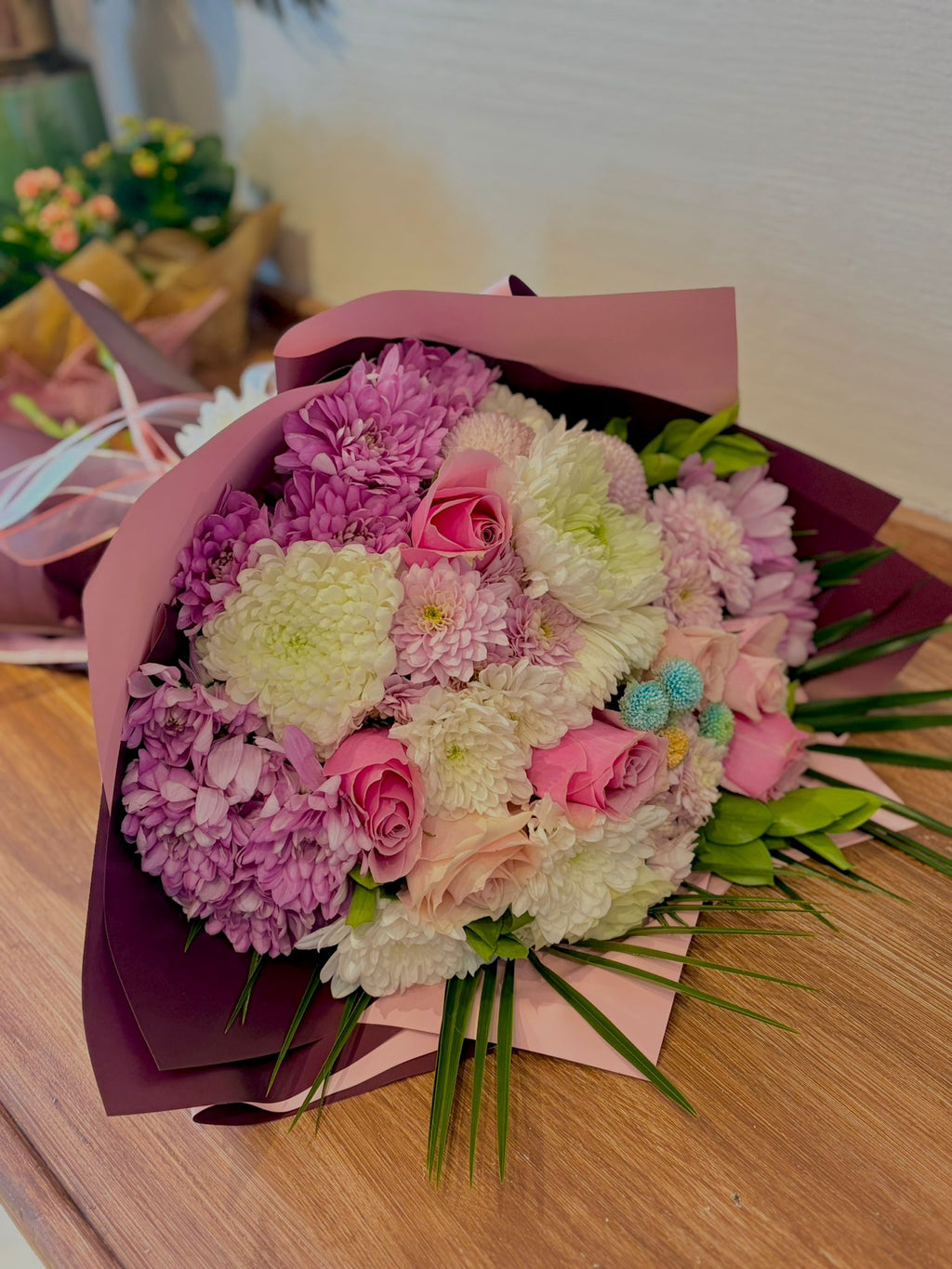 Premium Anastasya, Gül ve Papatya Buketi